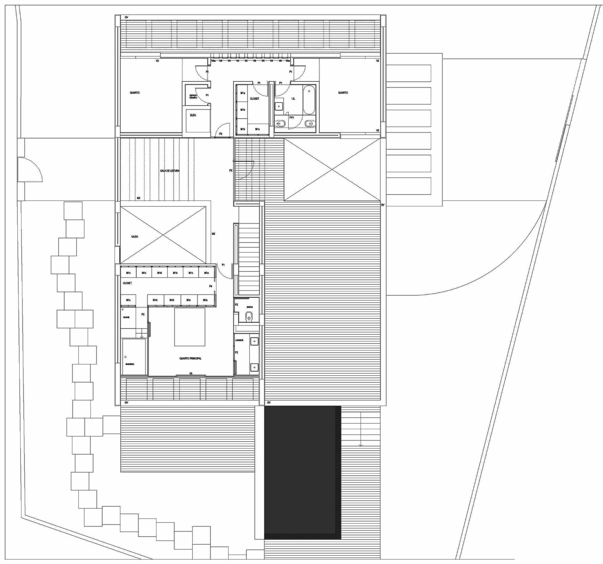 - Contemporary-House-Lisbon-Portugal-First-Floor-Plan