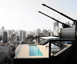 Penthouse Apartment With an Interesting Layout in Beirut, Lebanon