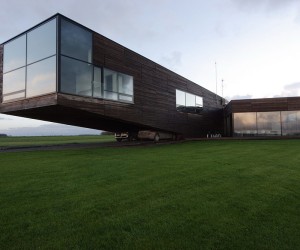 Cantilevered House in Utriai, Lithuania by G.Natkevicius & Partners