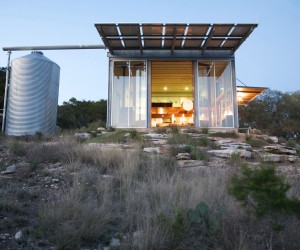 Simple Eco-Friendly Home Perched Above Lake Buchanan, Texas