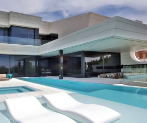 Futuristic Home in Madrid, Spain