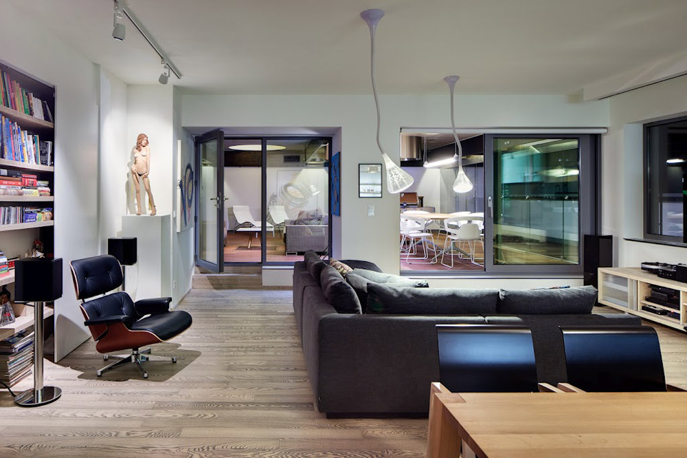 Living Space, Loft in Bratislava by Atelier SAD