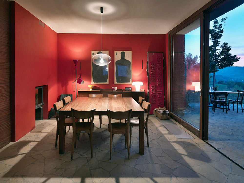 Dining Room, Countryhouse in Val Tidone, Italy by Park Associati