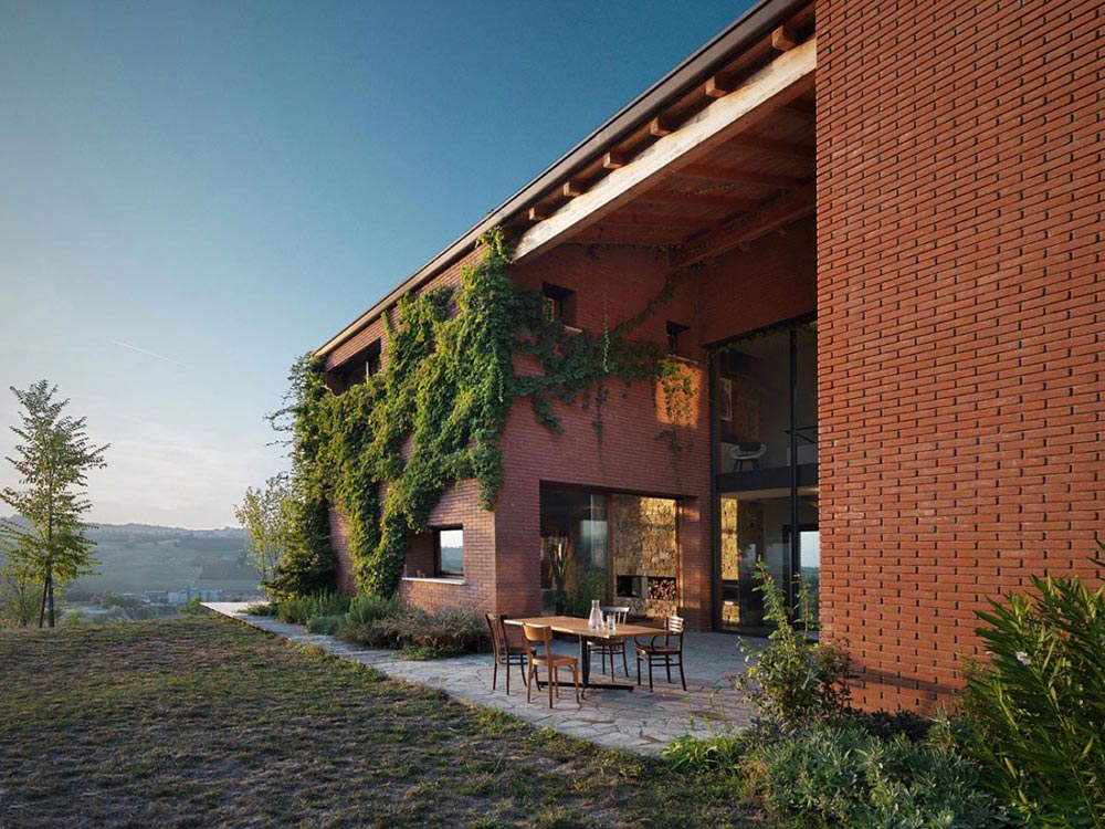 Country House in Val Tidone, Italy by Park Associati