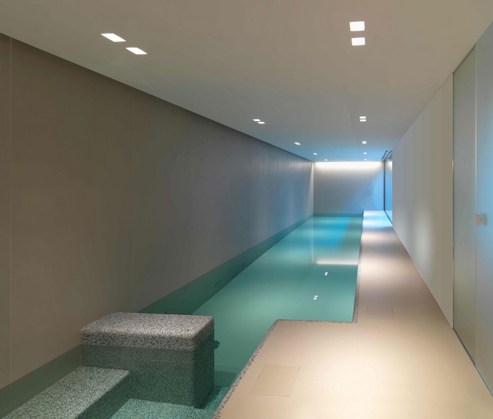 Indoor Pool, House in Sassuolo by Enrico Iascone Architetti