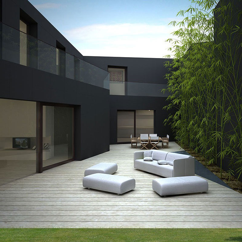 Outdoor Living, House in Sassuolo by Enrico Iascone Architetti