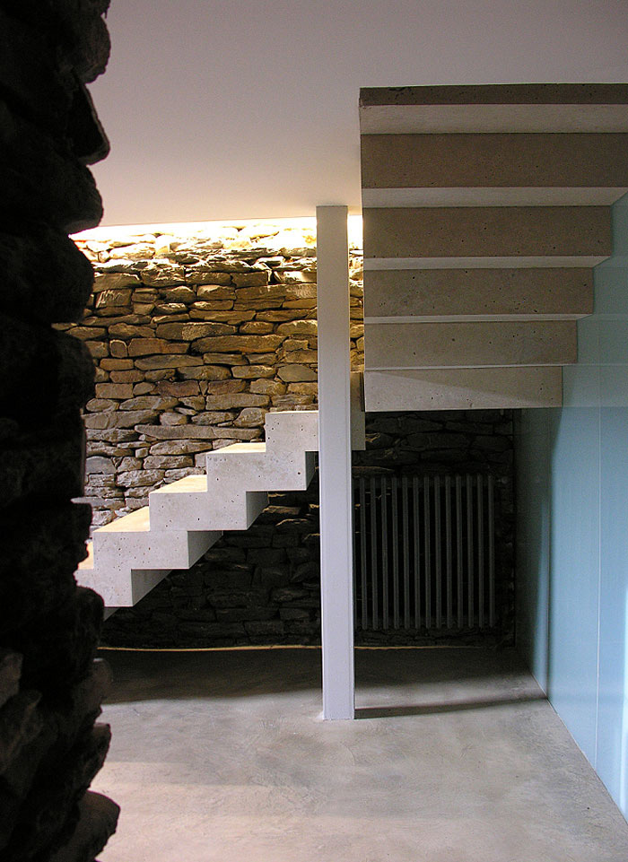 Staircase, Mas La Riba by Ferran López Roca Arquitectura