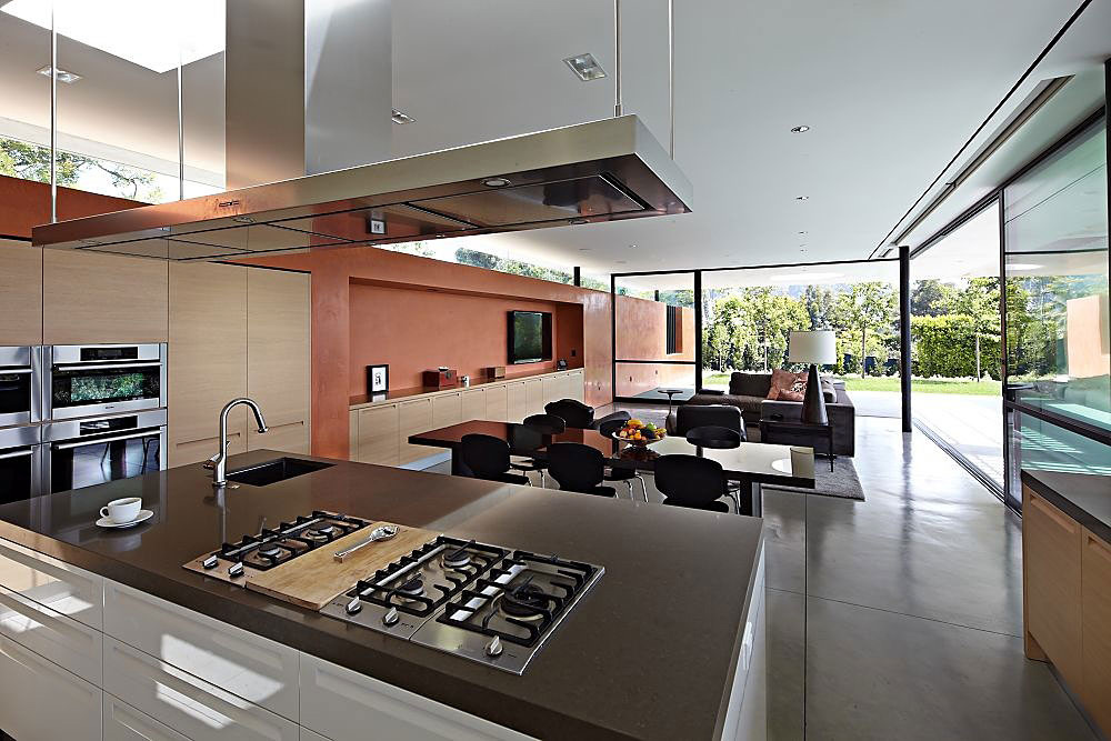 Kitchen, Three Wall House by Kovac Architects