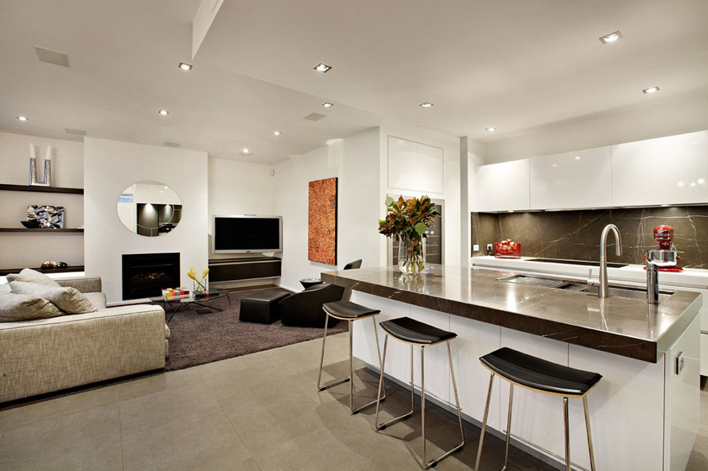 Kitchen, Top of the Hill Residence in Melbourne, Australia