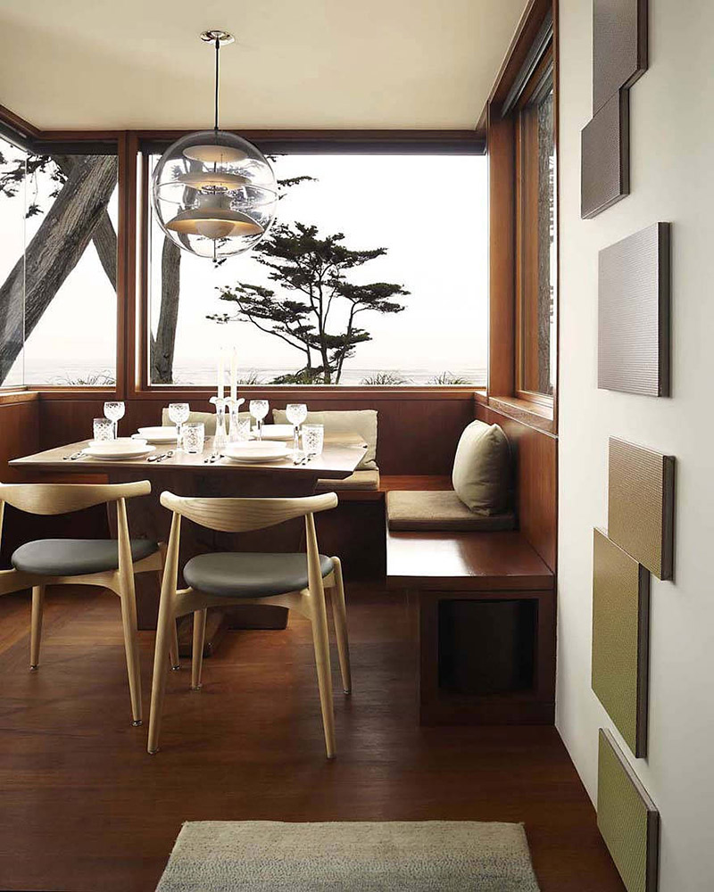 Dining Room, Carmel Residence, California by Dirk Denison Architects