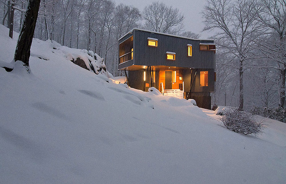 Snowing, DPR Residence, New York by Method Design Architecture