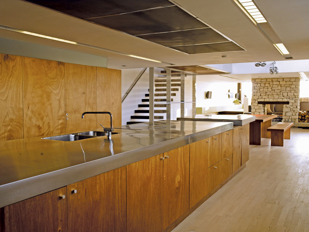 Kitchen, The Long Barn by Nicolas Tye Architects