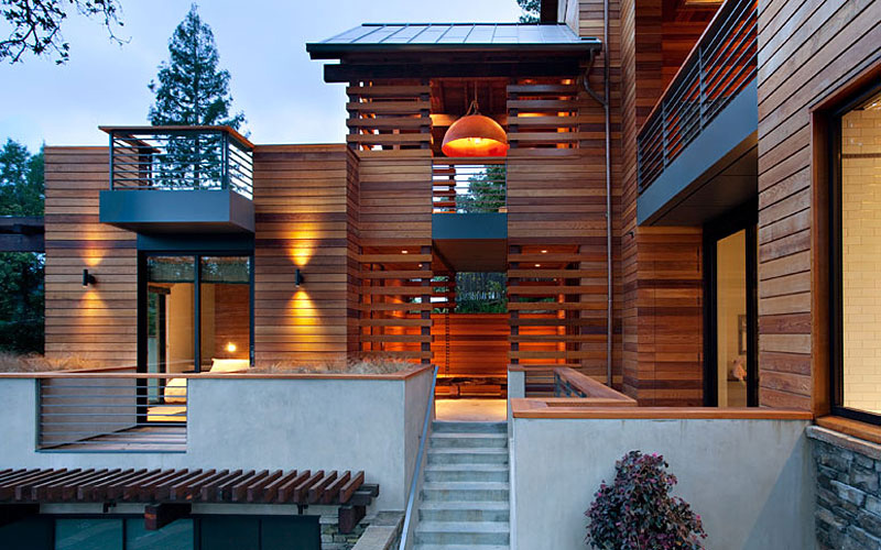Hillside House, California by SB Architects