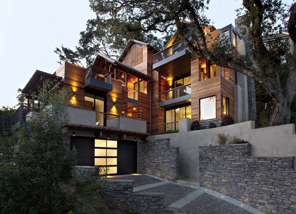 Hillside House, California by SB Architects