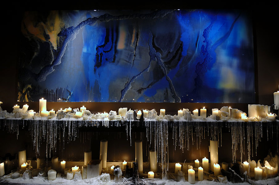 Foyer Art, Candles, Vivienda 4 Luxury Development, Madrid by A-cero Architects