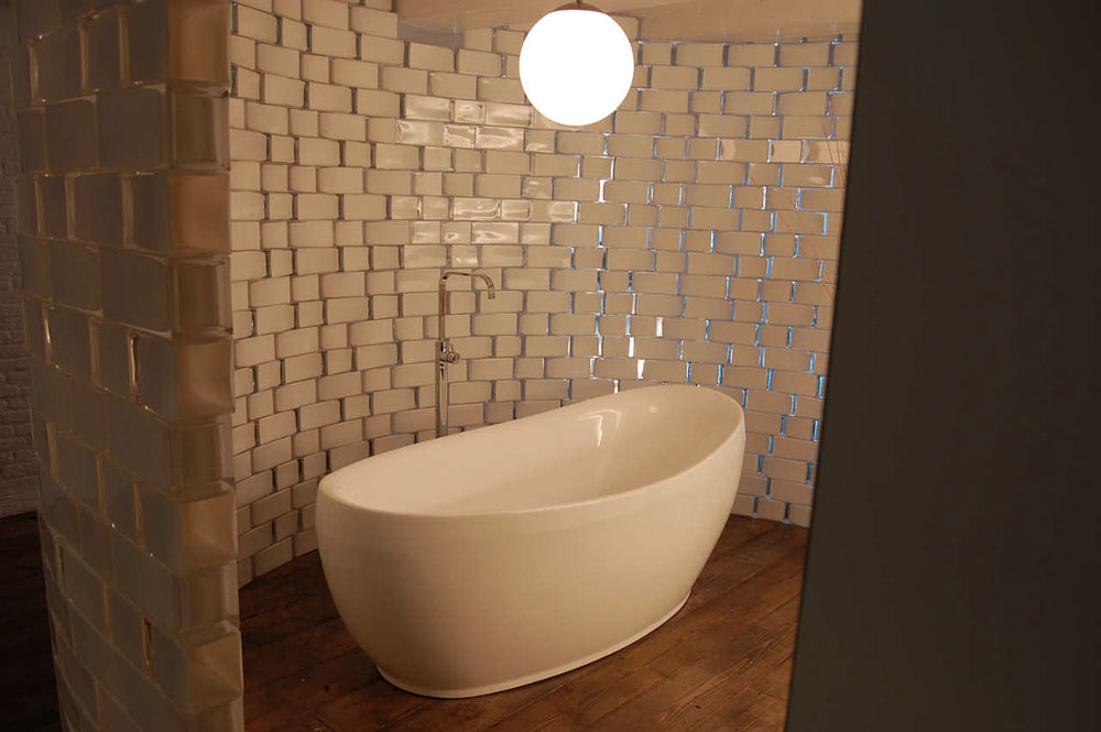 Bathroom, Brouwersgracht Apartment, Amsterdam by CUBE and SOLUZ
