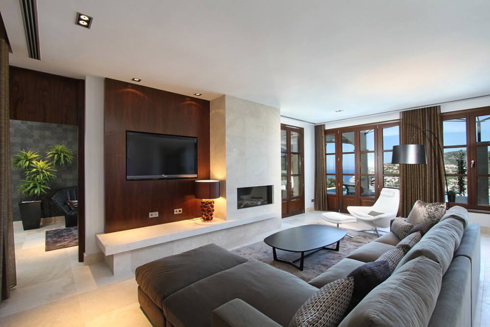 Living Space, Can Siurell Villa, Mallorca by Curve Interior Design