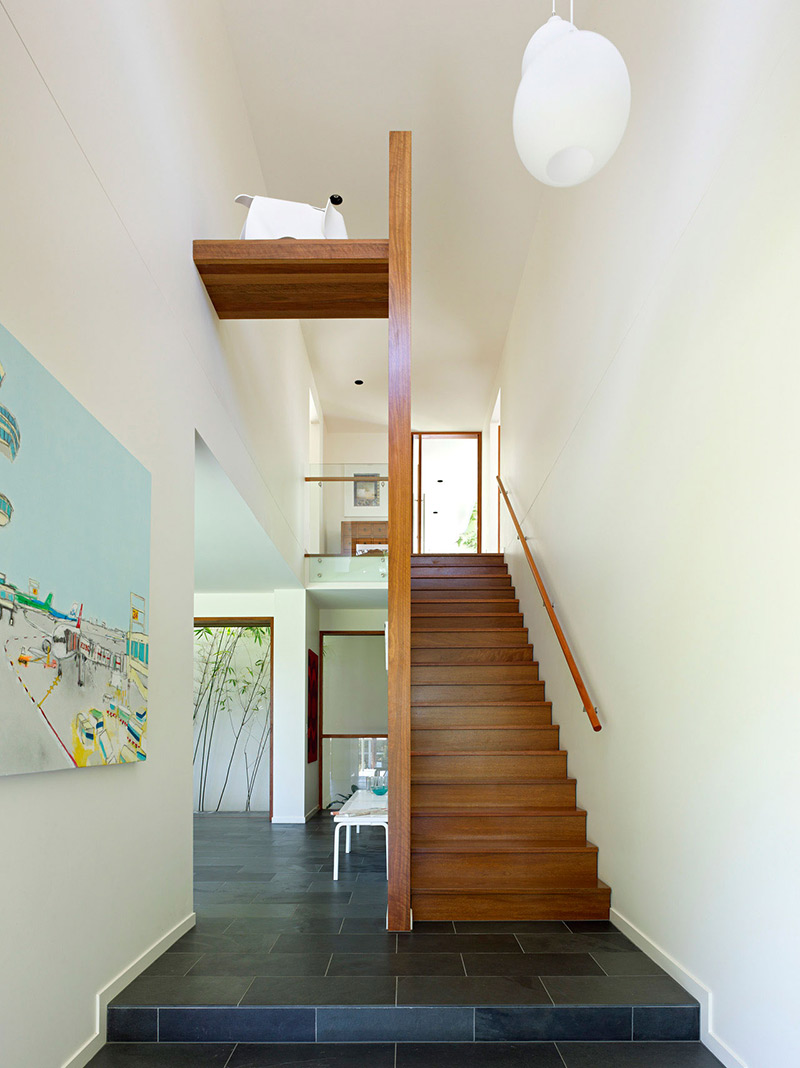 Staircase, Fig Tree Pocket House 2, Brisbane, Australia by Shane Plazibat Architects