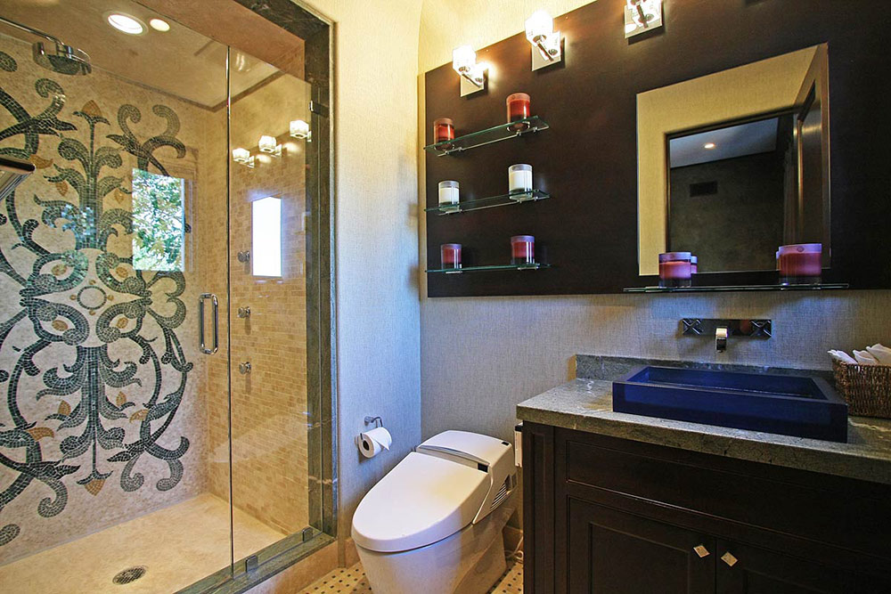 Bathroom, Beautiful Mediterranean Home Beverly Hills