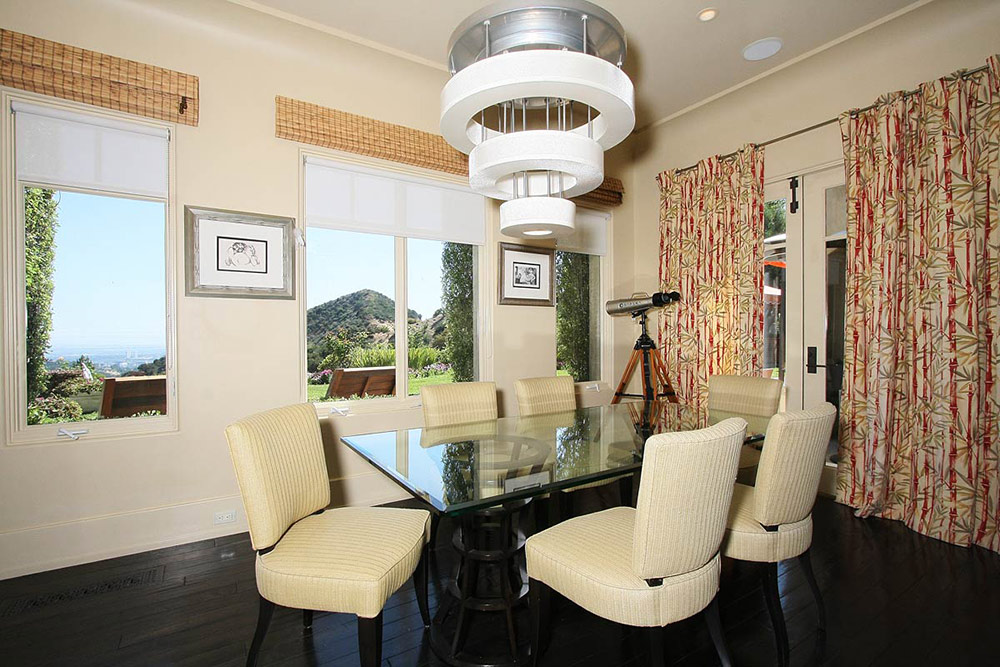Dining Room, Beautiful Mediterranean Home Beverly Hills