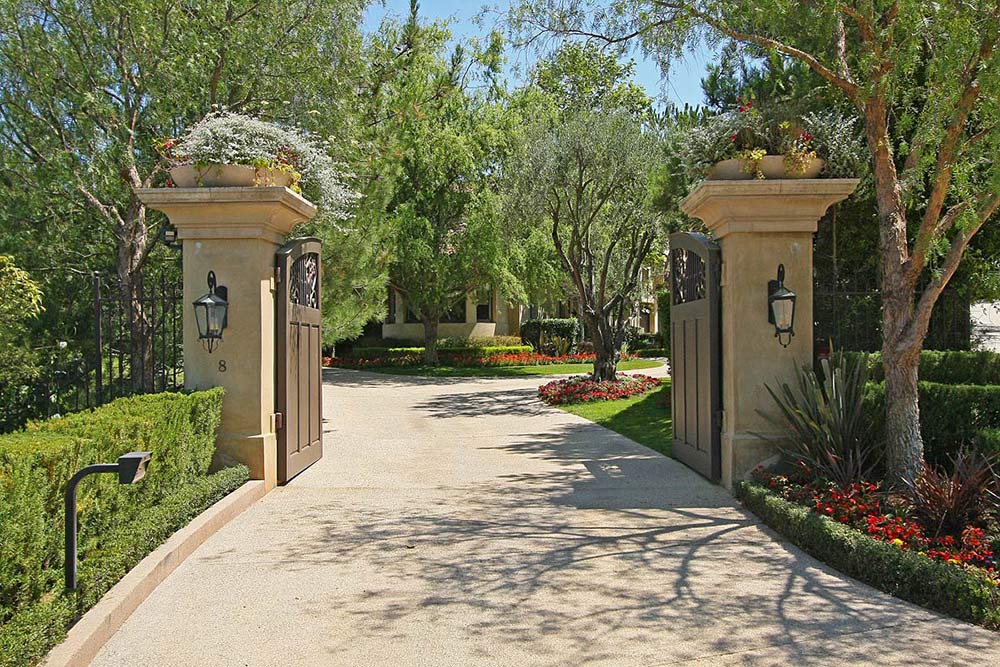 Entrance, Beautiful Mediterranean Home Beverly Hills