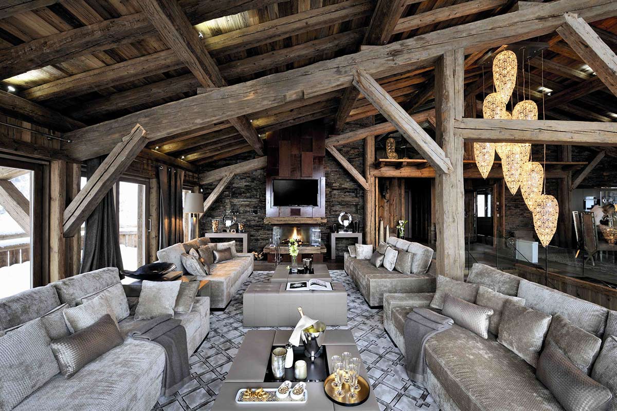 Living Space, Chalet Brikell, Rhone-Alpes by Pure Concept