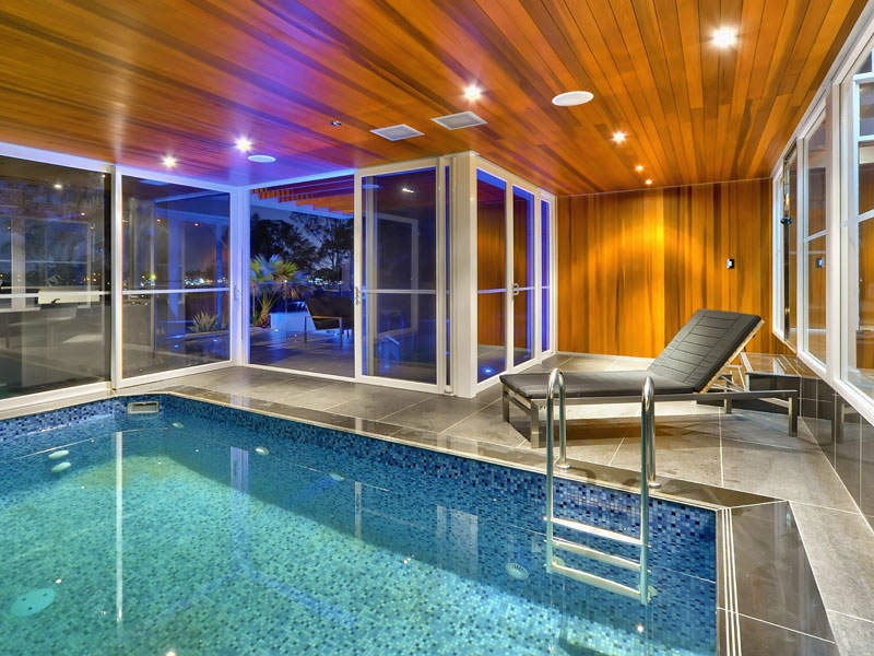Indoor Pool, Luxury Home on Brisbane River