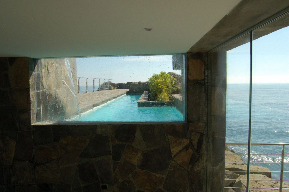 Pool, Window, Lefevre House, Peru by Longhi Architects