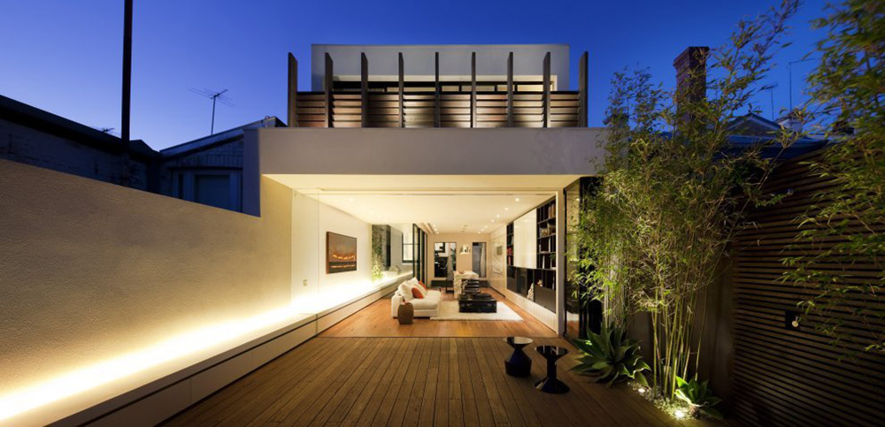 Terrace, Living Space, Nicholson Residence by Matt Gibson Architecture + Design