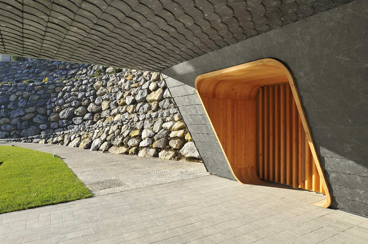 Entrance, Villa “On the deck into life”, Slovenia by Superform