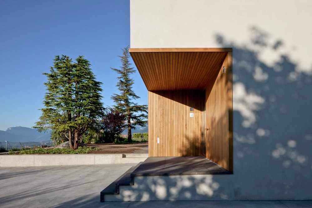 Wood Paneled Entrance, Casa Incantata B&B, Revò, Italy