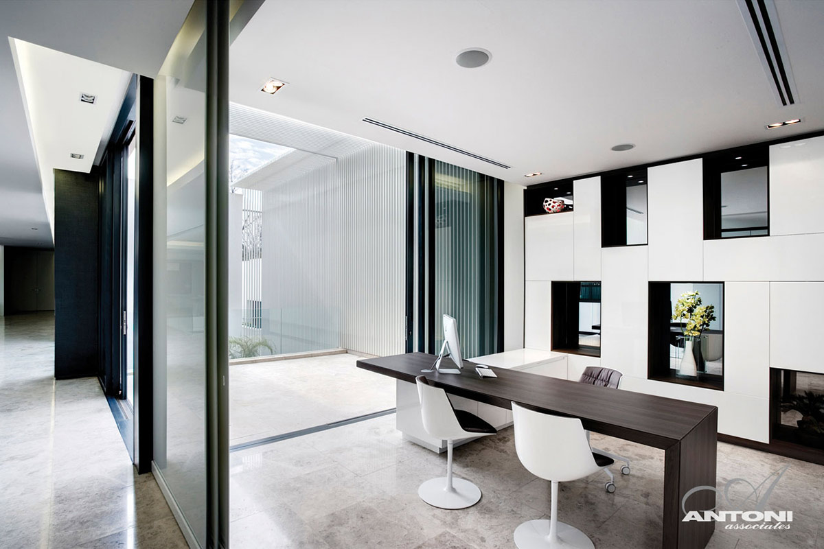 Contemporary Home Office, Houghton Residence, Johannesburg, South Africa