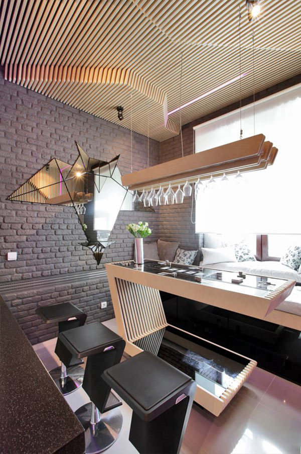 Parametrix Kitchen in Moscow by Geometrix Design