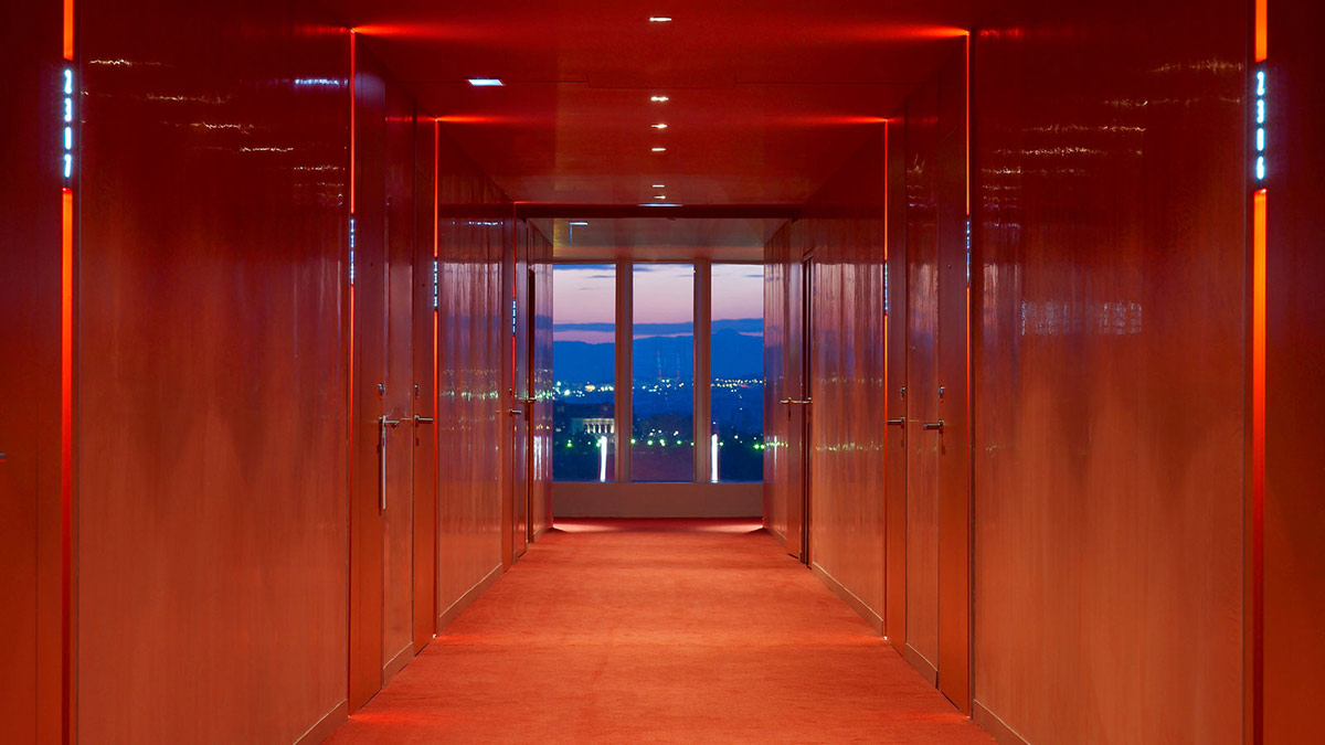 Room Doors, Hallway, W Hotel, Barcelona by Ricardo Bofill