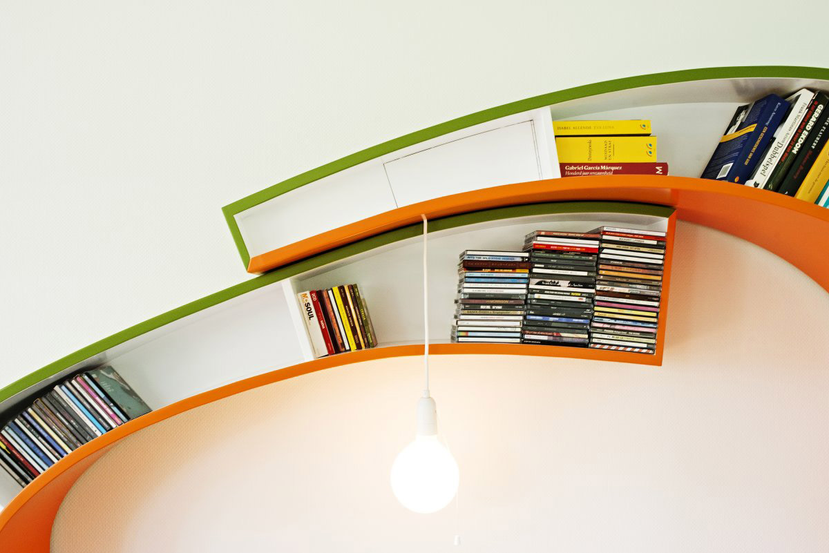 Bookworm Bookcase by Atelier 010