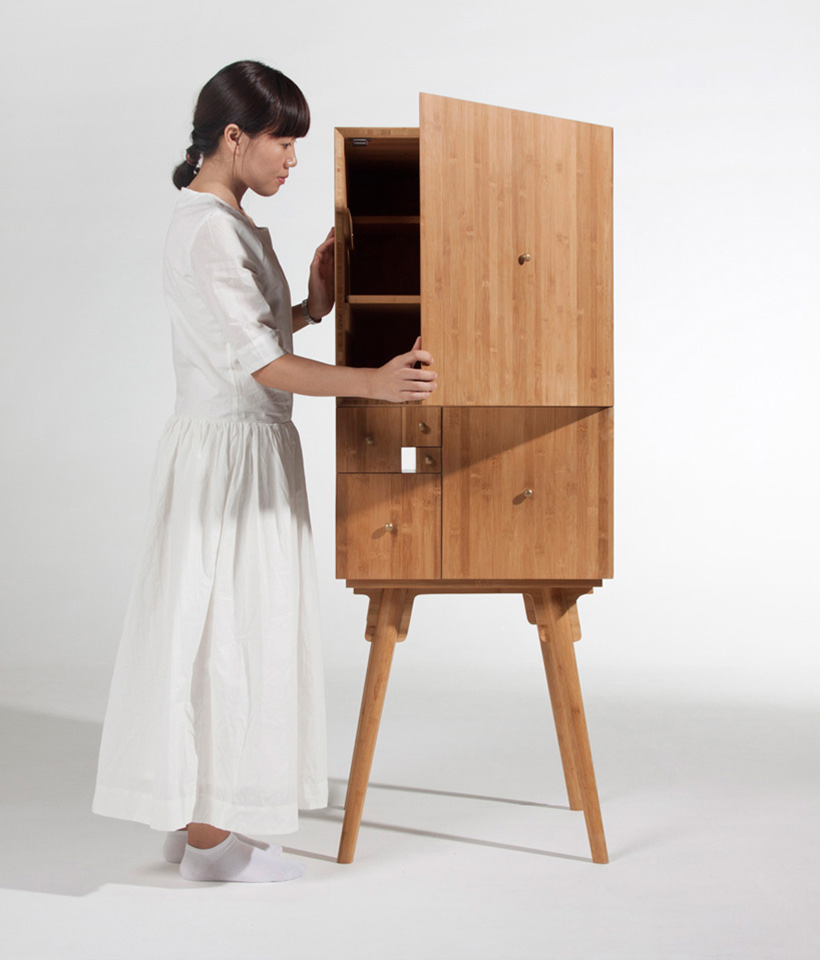 Curious Cabinet Inspired by the Mathematician Fibonacci