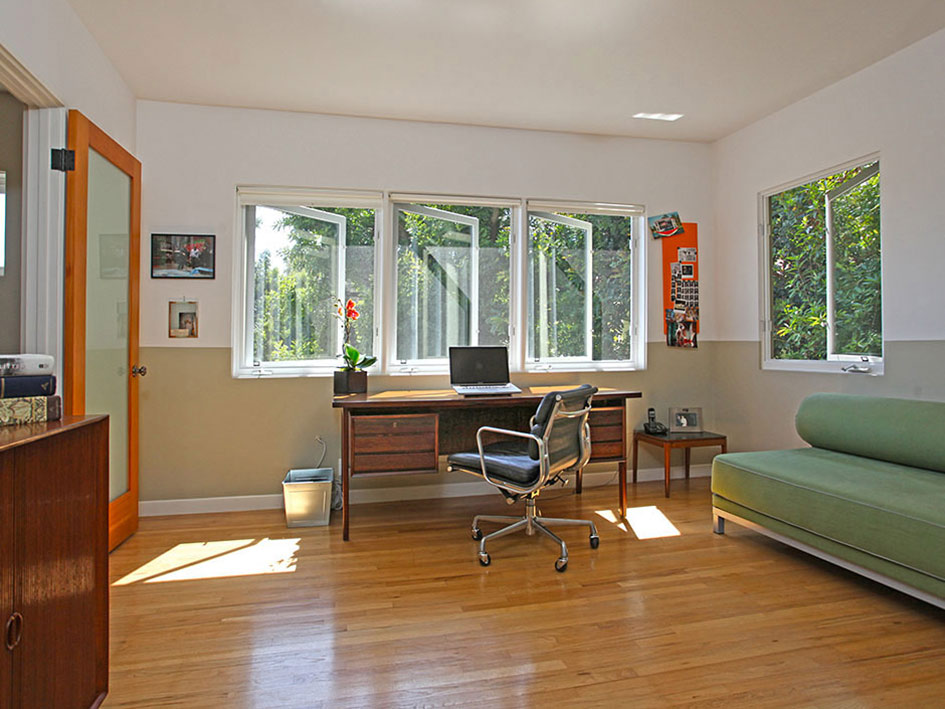 Home Office, Hollywood Hills Home Formerly Owned by Hal Levitt