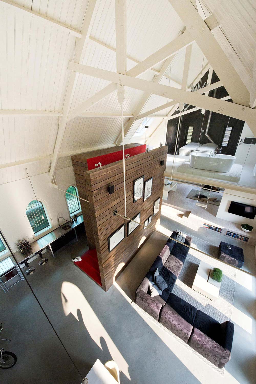 Open Plan, Vaulted Ceilings, Unique Loft Conversion in The Netherlands