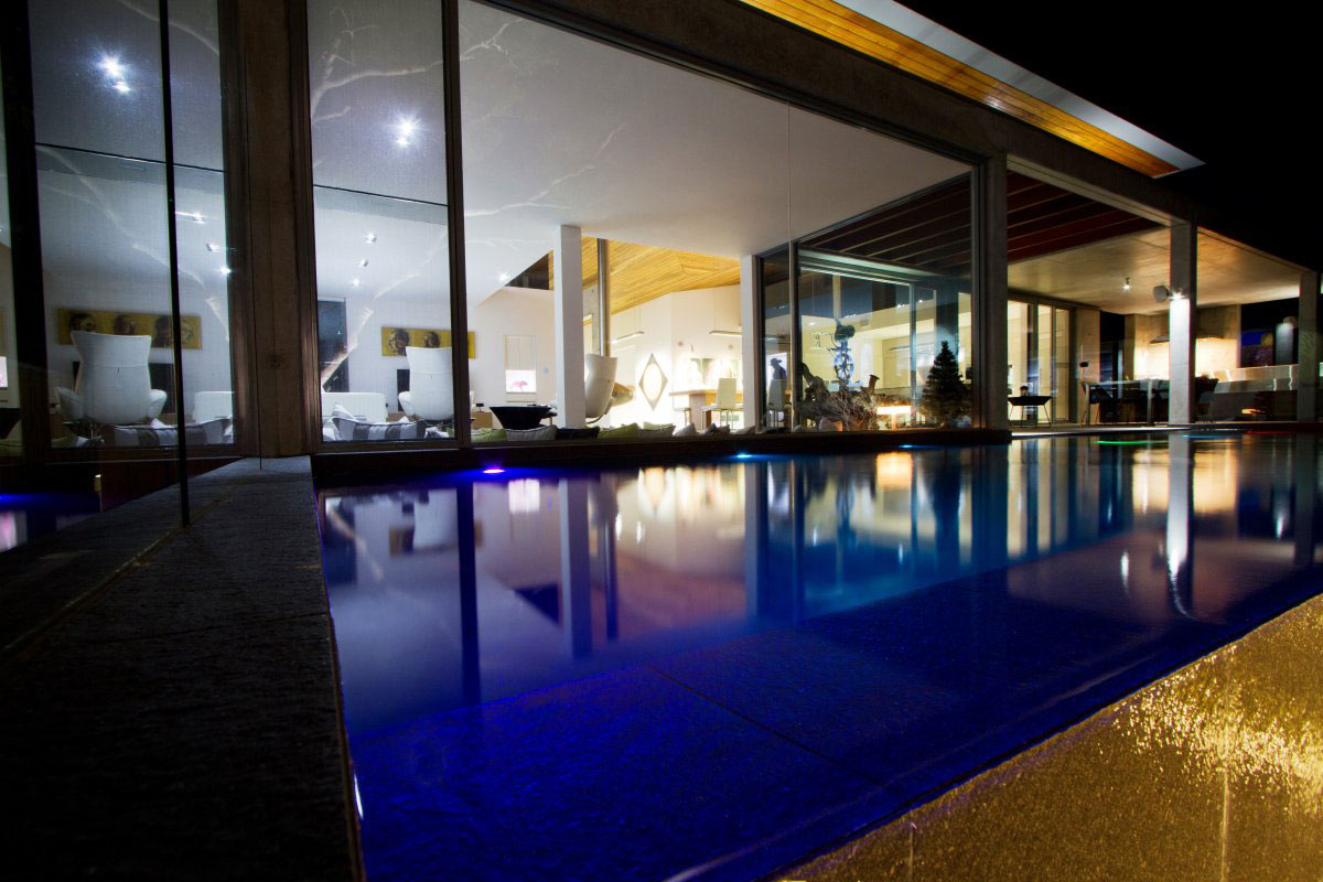 Swimming Pool, Lighting, The 24 House in Dunsborough, Australia