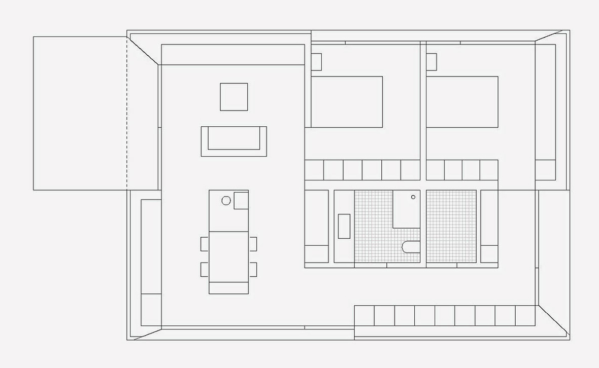 Floor Plan, House for Gudrun in Mellau, Austria