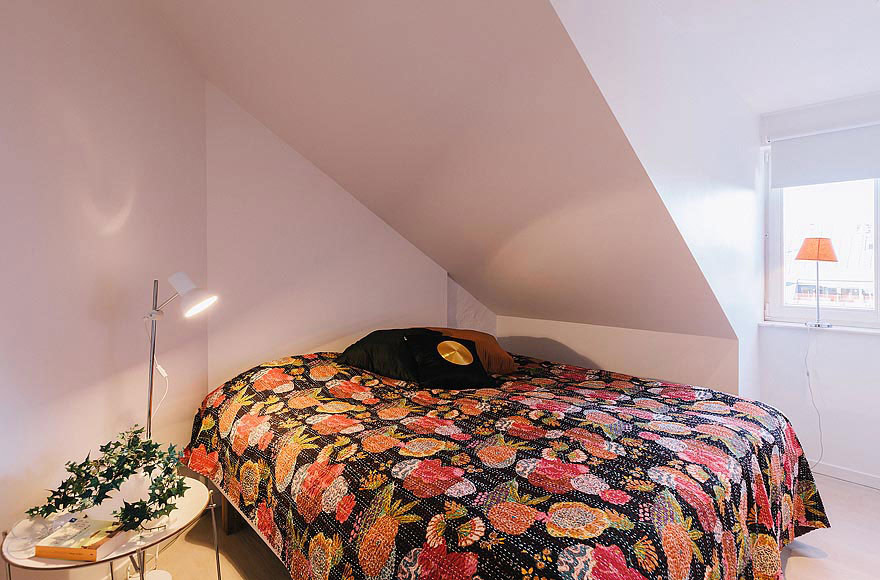 Bedroom, Stylish Modern Apartment Stockholm