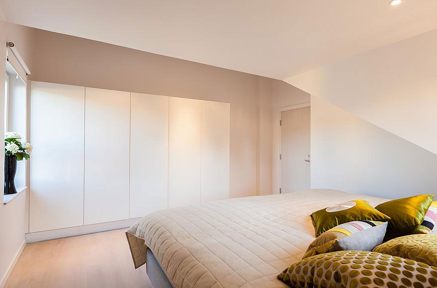 Bedroom, Stylish Modern Apartment Stockholm