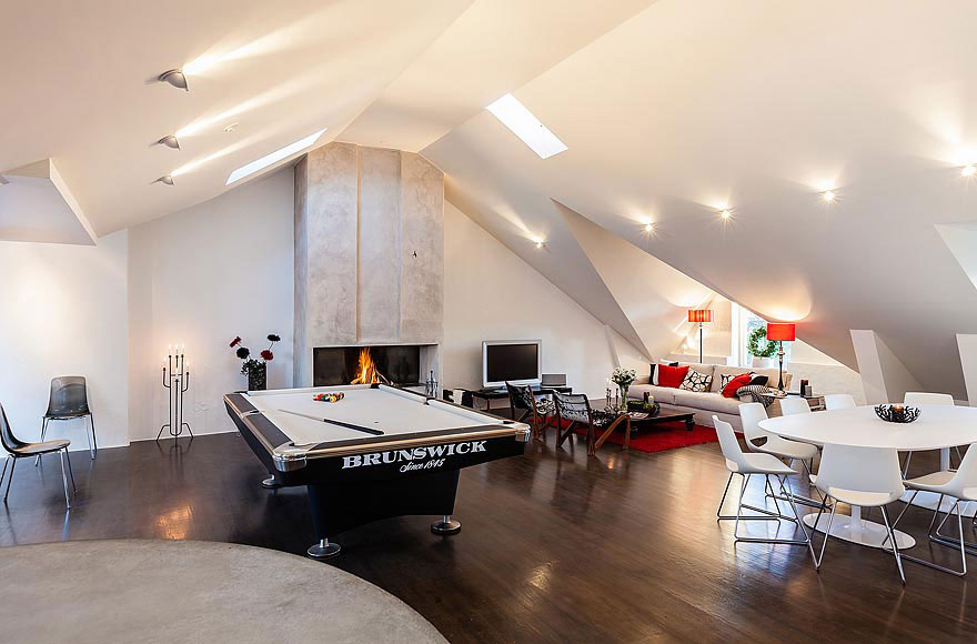 Open Plan Living, Stylish Modern Apartment Stockholm