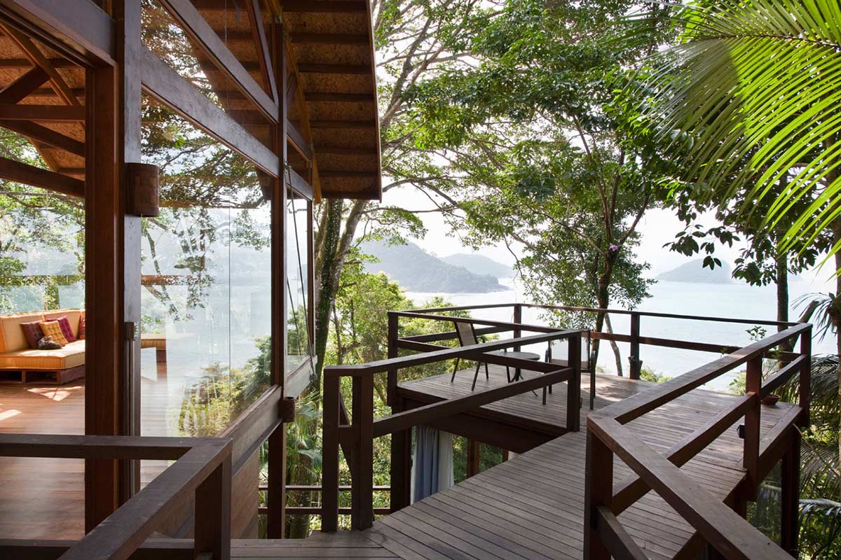 Deck, Ocean Views, Outstanding Sustainable Home in Praia do Felix, Brazil