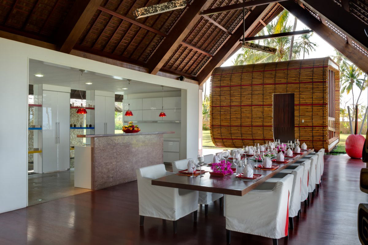 Dining Space, Villa Sapi, Lombok Island, Indonesia