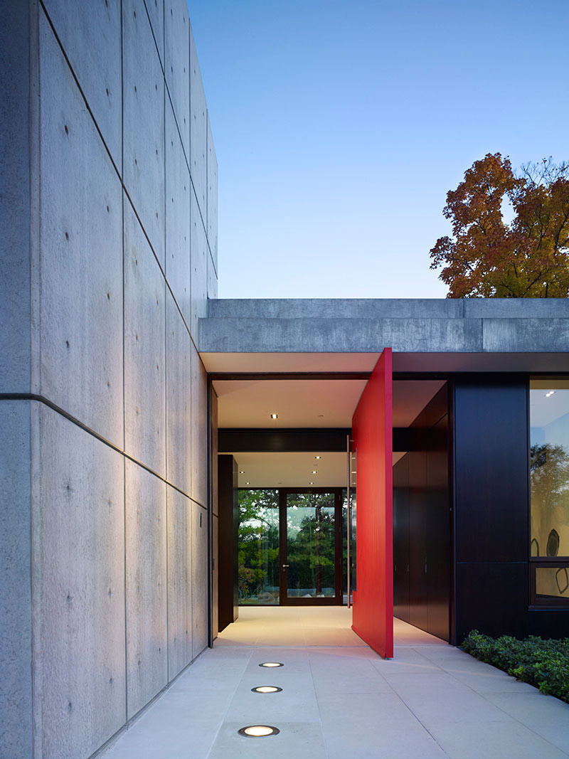 Entrance, Weekend Residence in Illinois, USA