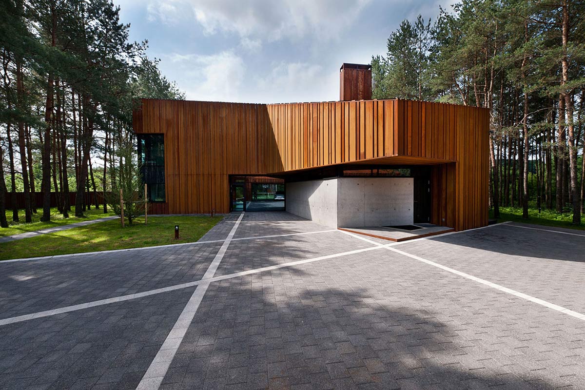 Entrance, House in the Woods of Kaunas, Lithuania