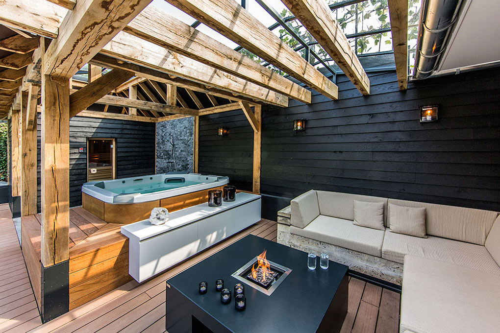 Outdoor Living, Aquatic Backyard in The Netherlands by Centric Design Group