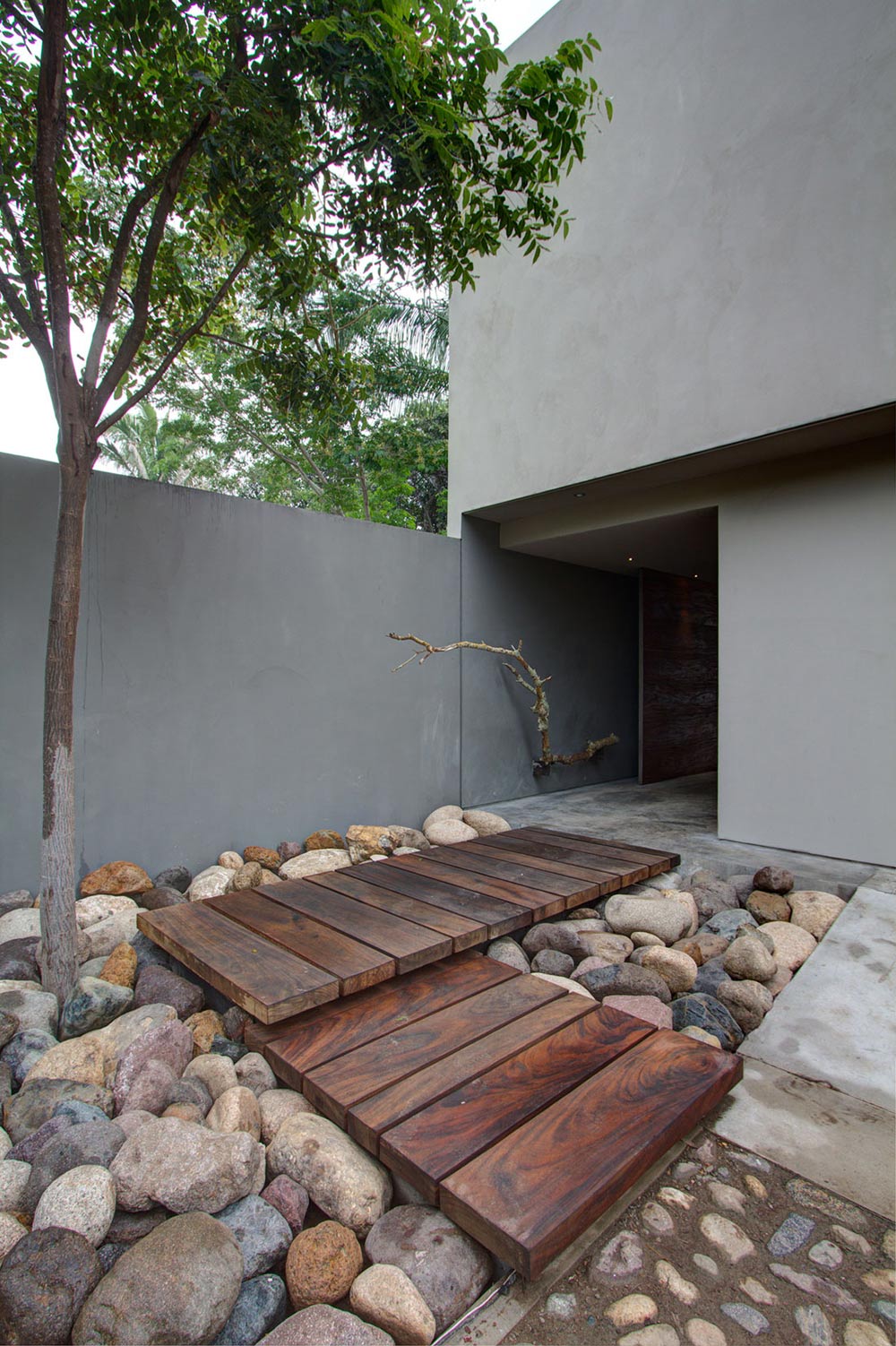 Garden Feature, Casa La Punta in Punta Mita, Mexico by Elías Rizo Arquitectos