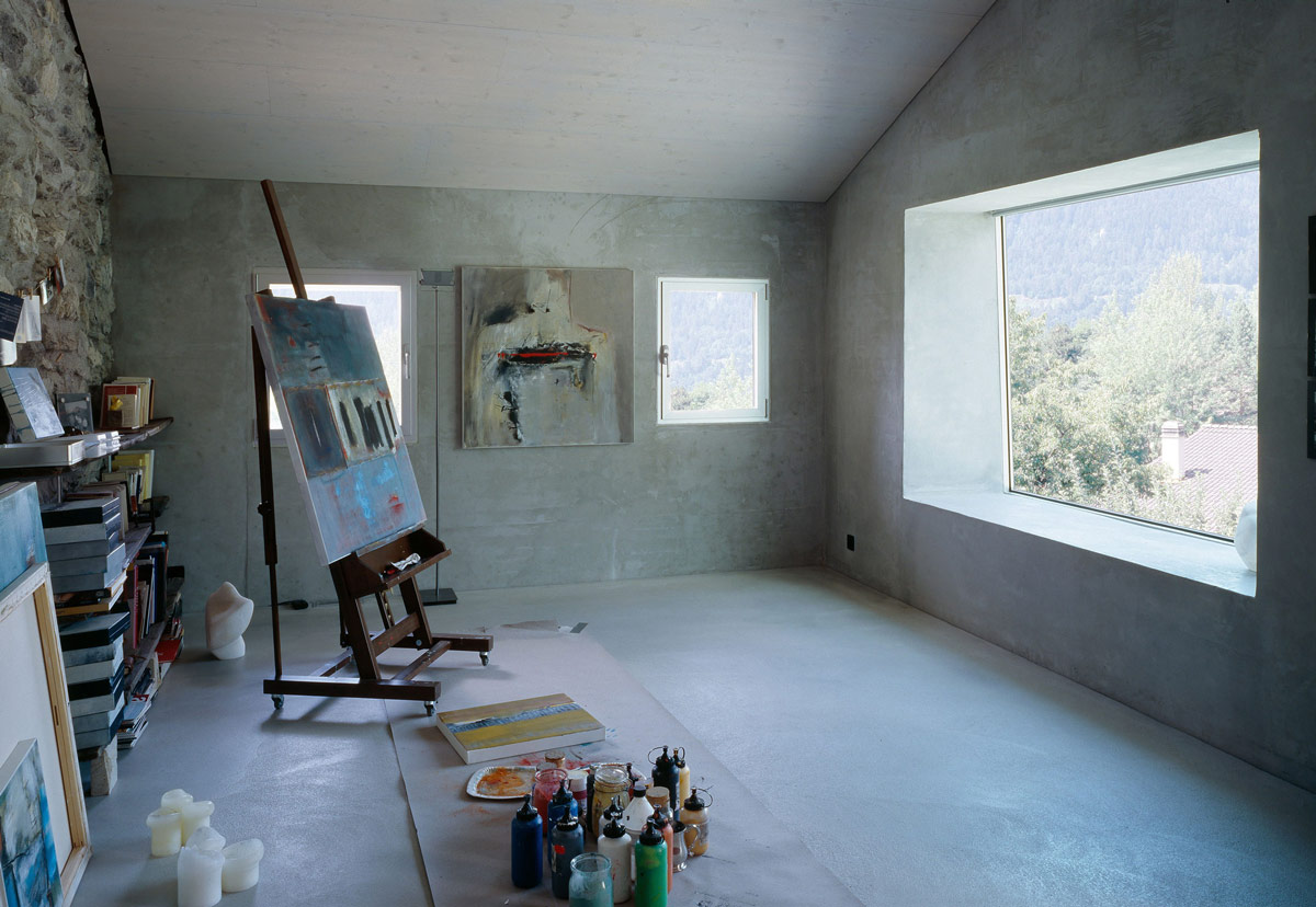 Art Studio, Renovation in Chamoson, Switzerland by Savioz Fabrizzi Architecte